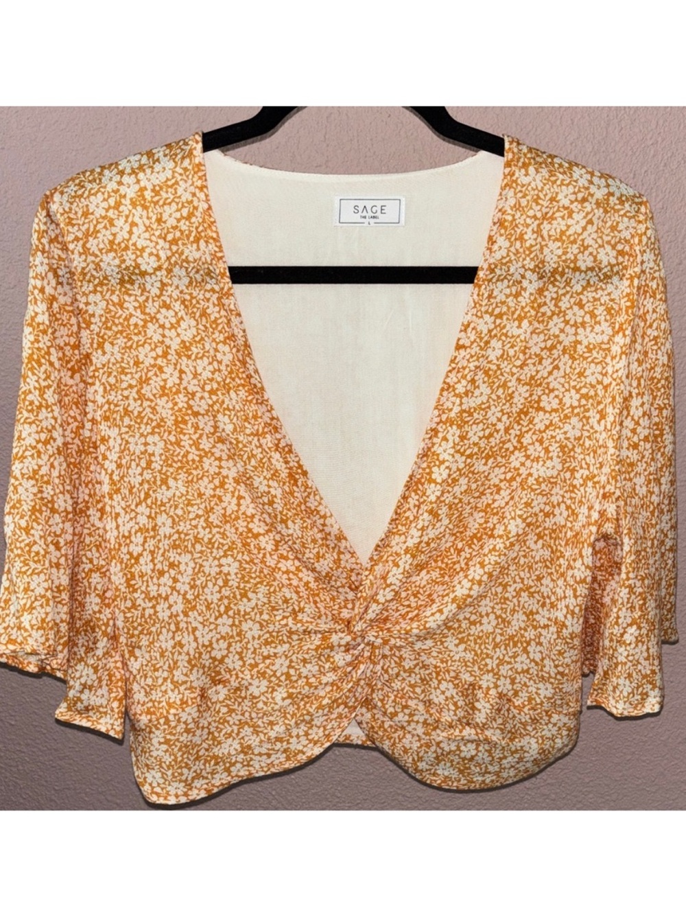 Lulus Floral Top- Size Large
